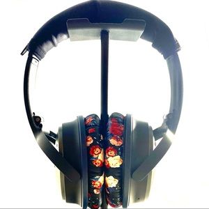 Bose Over-Ear Headphones with Black and Floral Design